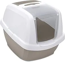 IMAC Maddy Junior-Hooded Cat Toilet - 57X43X41CM Color - Grey