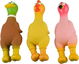 Duvo+ Latex Birdswith Goose Bumps Dog Toy 8x23x7cm Mixed Colors (1 Piece)