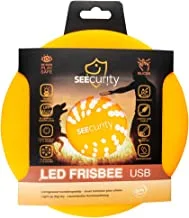 Duvo + LED Frisbee USB 20x20x1 سم برتقالي