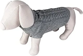 Duvo+ Dog Sweater Cozy, Grey, Medium, 13252