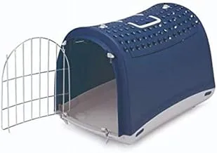 IMAC Linus Cabrio - Carrier For Cats And Dogs Color Blue, Dimension 50 x 32 34.5cm