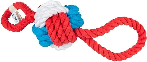 Duvo+ Papa Smurf Rope Ball with 2 Loops 42cm