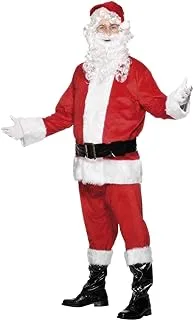 Smiffys Deluxe Santa Costume, Red/White, X-Large, 24502