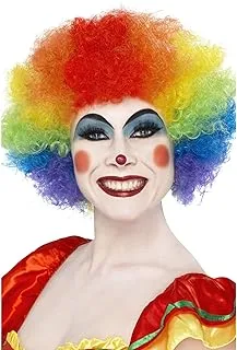 Smiffy's Crazy Clown Wig, Multi-Colour, 120g, 42088