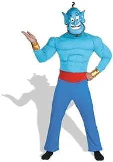 Disguise Men's Disney Aladdin Genie Muscle Costume