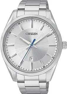 Citizen Mens Quartz Watch, Analog Display and Stainless Steel Strap - BI1030-53A