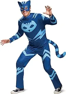 Disguise Men's Catboy Classic Adult Costume, Blue, Mens 42-46