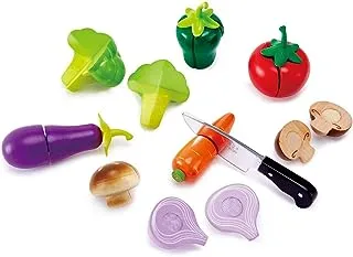 Hape Garden Vegetables | Wooden Cooking Accessories for Kids, Pretend Play Food, Assortment of Ingredients for Toddlers Ages 3+