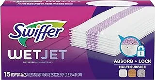 وسادات إعادة الملء Swiffer 15CT WetJet