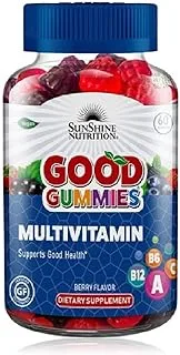 SUNSHINE NUTRITION GOOD GUMMIES MULTIVITAMINS GUMMIES 60'S