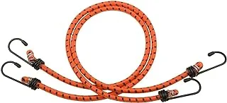 Wokin 2 Pieces Luggage Rubber Rope Set Orange 2 x 600mm (24