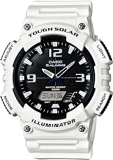 Casio Men's AQ-S810WC-7AVCF Analog-Digital Display Quartz White Watch, White/Black, White, AQ-S810WC-7AV