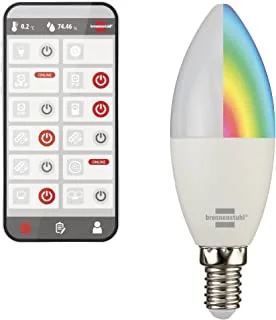 Brennenstuhl Wifi Smart Dimmable LED Light Bulb 5.5W E14 Candle Shape