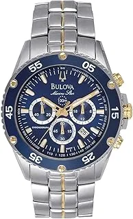 Bulova Men's Marine Star 6-Hand Chronograph Watch, Tachymeter Luminous Hands, 100M Water Resistant