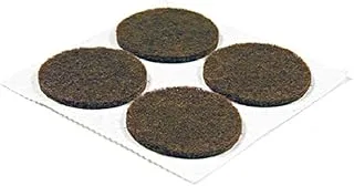 Tru-Guard 1 inch Brown Felt Pads Pack of 4