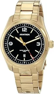 Armitron Men's Date Function Bracelet Watch, 20/5488, Gold/Black