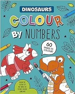 Eurowrap Dinosaur Colour By Numbers