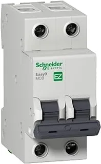 Schneider Electric Easy9 miniature circuit breaker- 2P - 20 A - C curve - 6000 A - 230 V, EZ9F56220