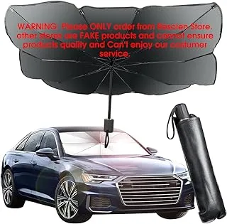 Car Sun Shade Windshield Front Windshield Reflective Sunshade for Vehicle Blocks UV Ray, Foldable Cover Visor Umbrella, Automotive Ray Protection Block Parasol, Keep Your Vehicle Cool(31''x53inch'')