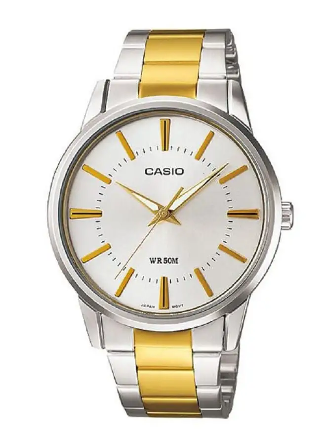 CASIO Stainless Steel Analog Wrist Watch MTP-1303SG-7AVDF