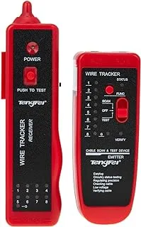 ECVV Wire Tracker Network Line Finder RJ11 RJ45 Telephone Cable Tester Detector Tracer Diagnose Tone Kit Red, TF-008A