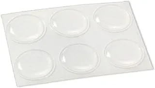 Tru-Guard 0.75 inch Clear Bumpers Pack of 6