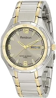 Armitron Men's 204309GYTT Two-Tone Stainless Steel Round Dial Dress Watch