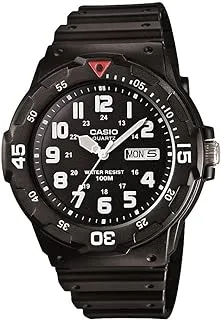 Casio EAW-MRW-200H-1BV Men's MRW200H-1BV Black Resin Dive Watch, Standard, Adult, Classic