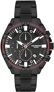 Lee Cooper Men's Multi Function Black Dial Watch - LC07546.650