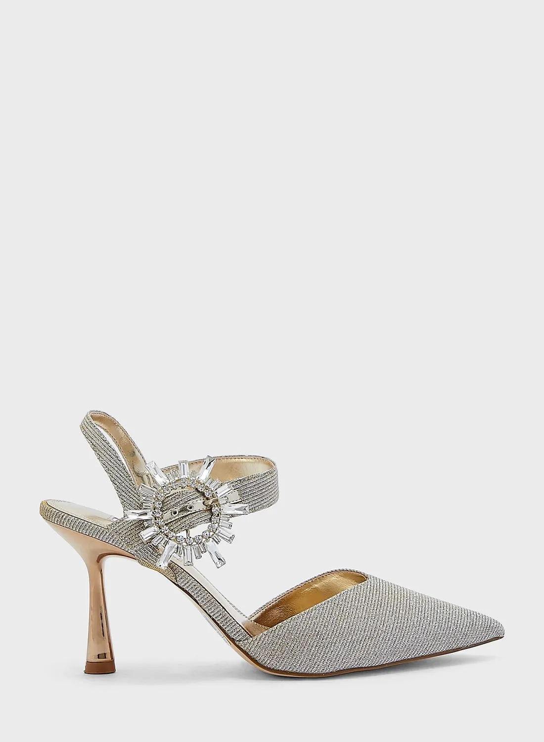 Dune LONDON Buckle Detail Slingback Heels