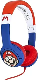 OTL Technologies Kids Headphones - Super Mario for Ages 3-7 Years, Wired