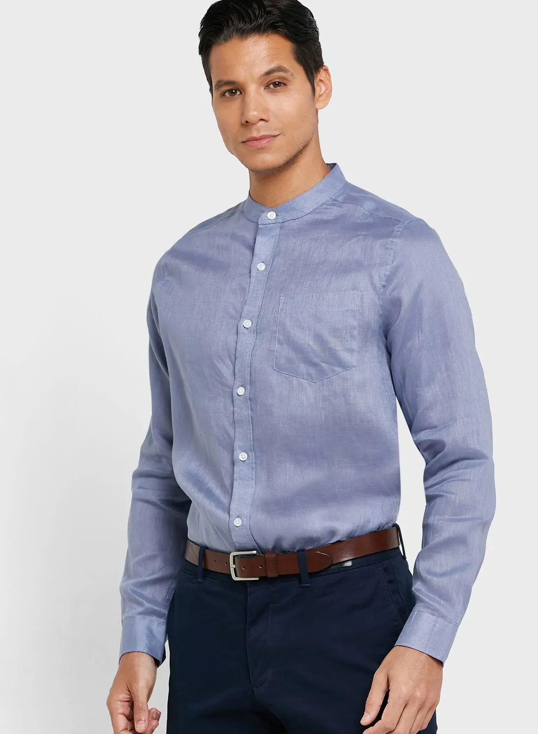 Robert Wood Linen Blend Shirt