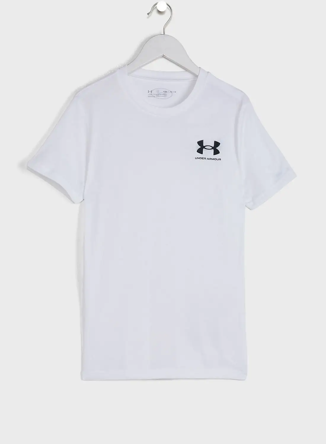 UNDER ARMOUR Boys' Sportstyle Left Chest Logo Short Sleeve T-shirt