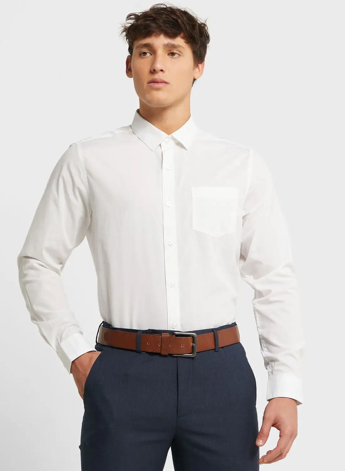 Robert Wood Essential Easy Iron Regular Fit Shirt