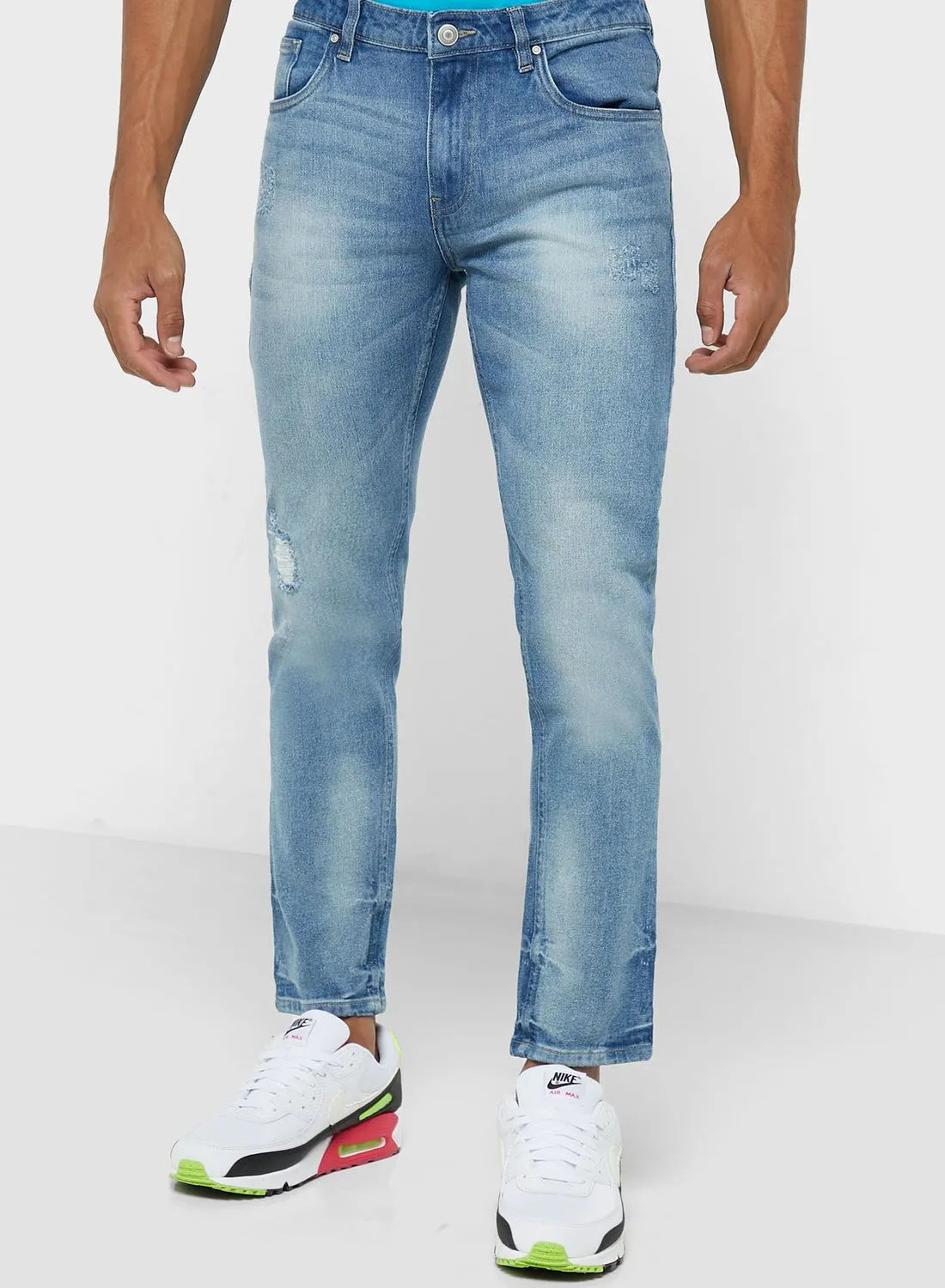 Seventy Five Skinny Fit Ripped Jean