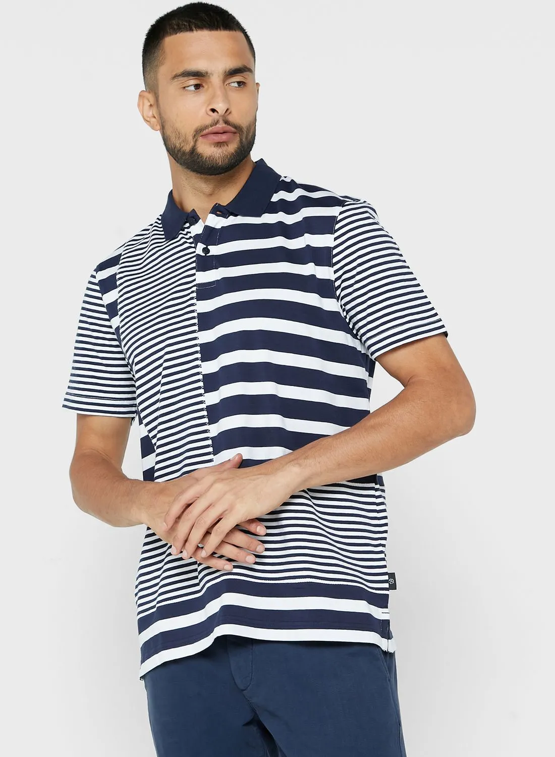 Ted Baker Striped Polo