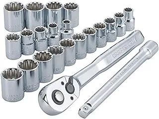 CRAFTSMAN Socket Set, Universal, 3/8-Inch Drive, 19-Piece (CMMT12016), one size