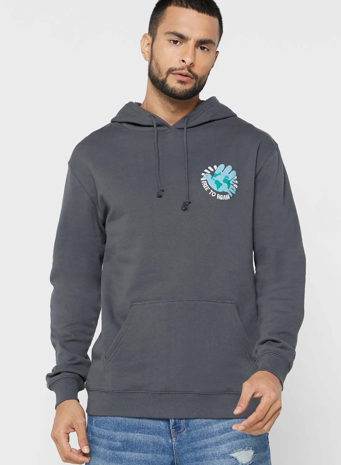 Cotton On Graphic Fleece Pullover