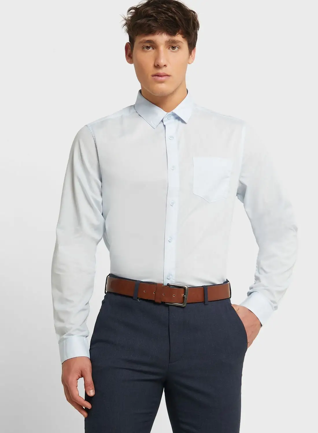 Robert Wood Essential Easy Iron Regular Fit Shirt