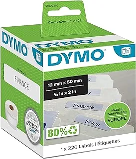 Dymo Suspension File Label 50mmX12mm 220 Labels White