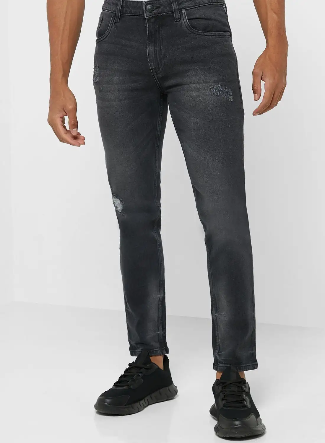 Seventy Five Skinny Fit Ripped Jean