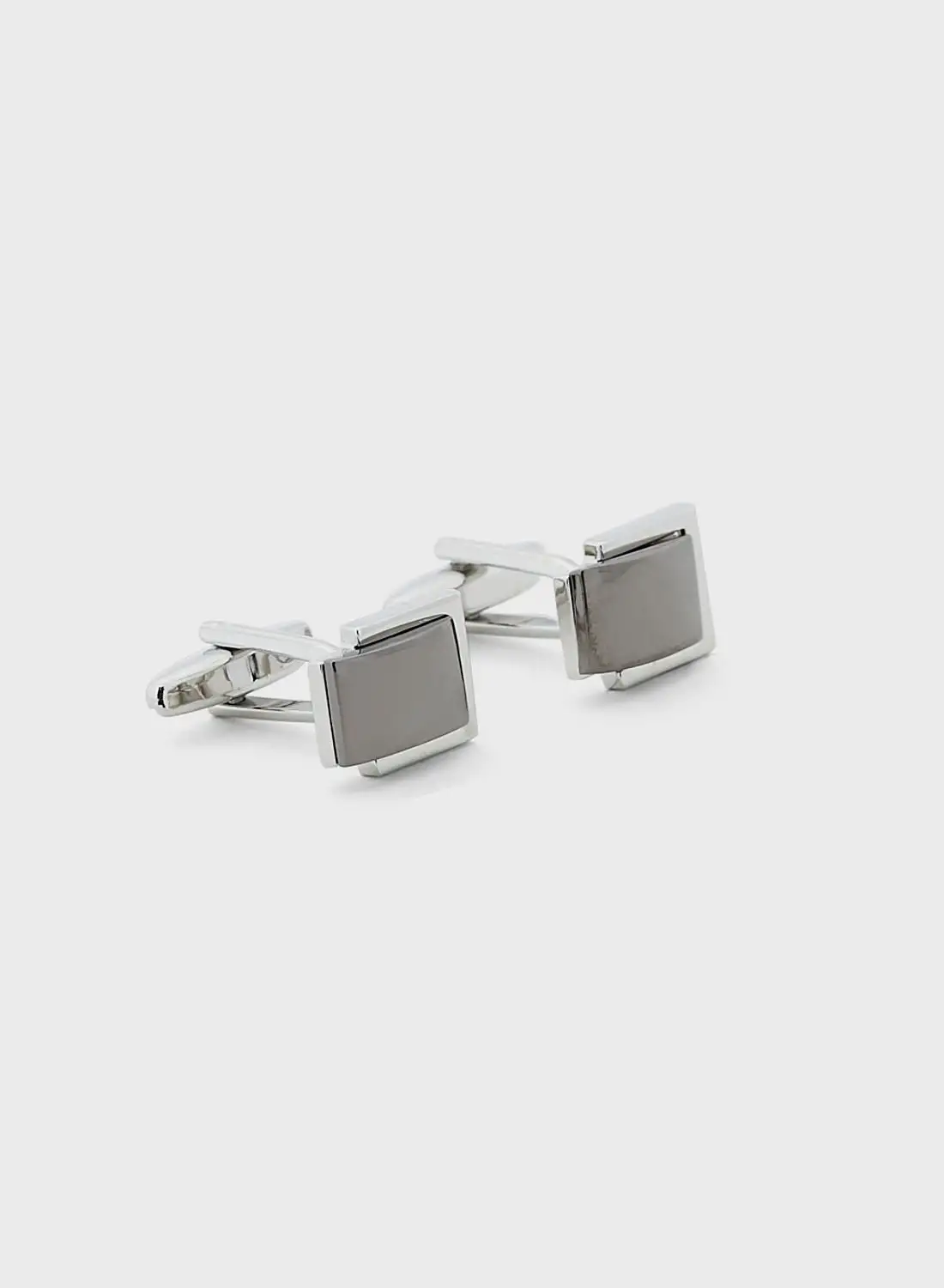 Robert Wood Rectangular Cuff Link In A Gift Box