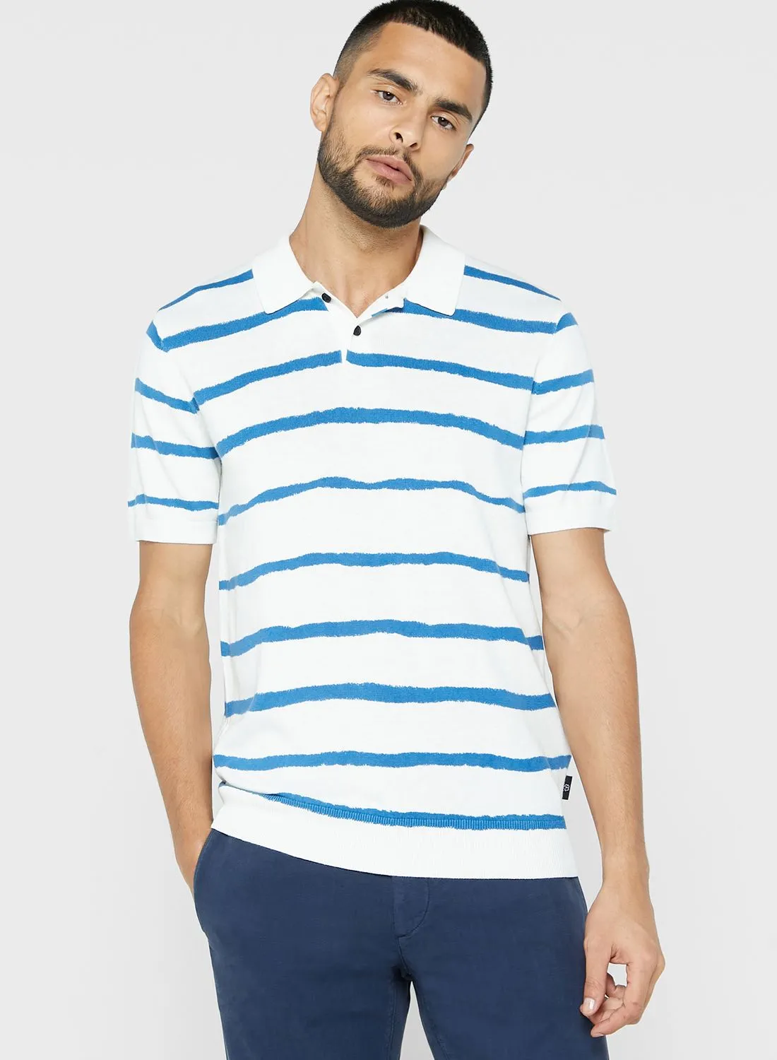 Ted Baker Striped Polo