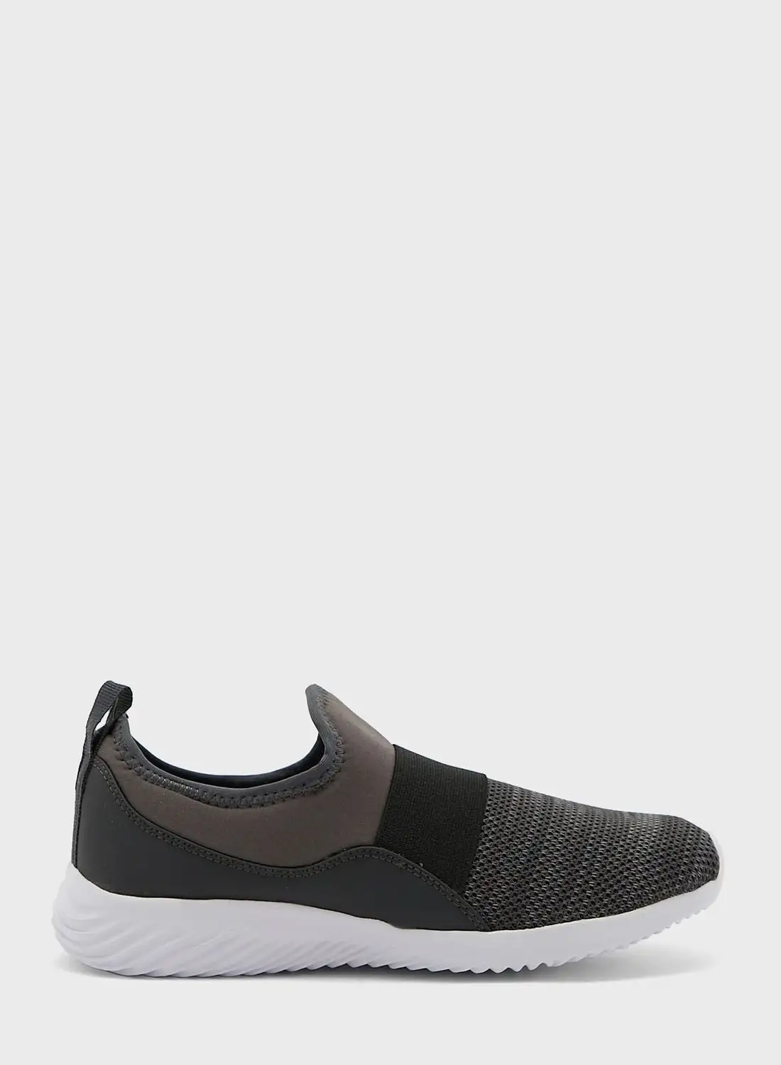 Ginger Textured Colourblock Knit Pull On Comfort Shoe