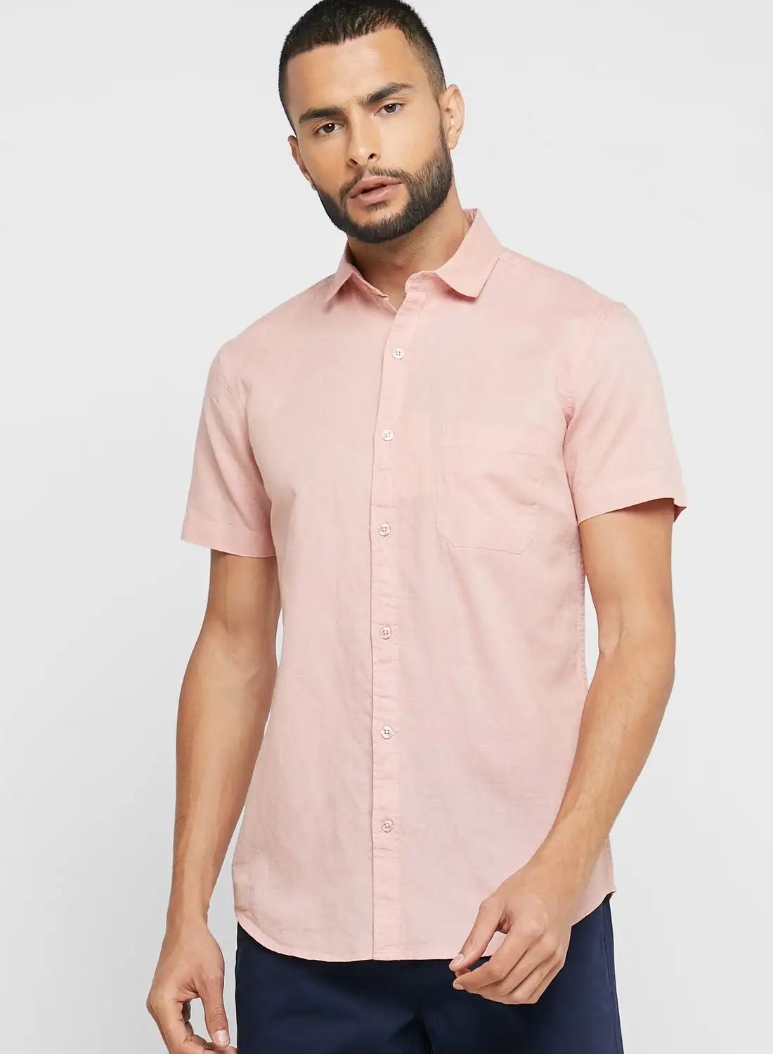 Robert Wood Linen Blend Shirt