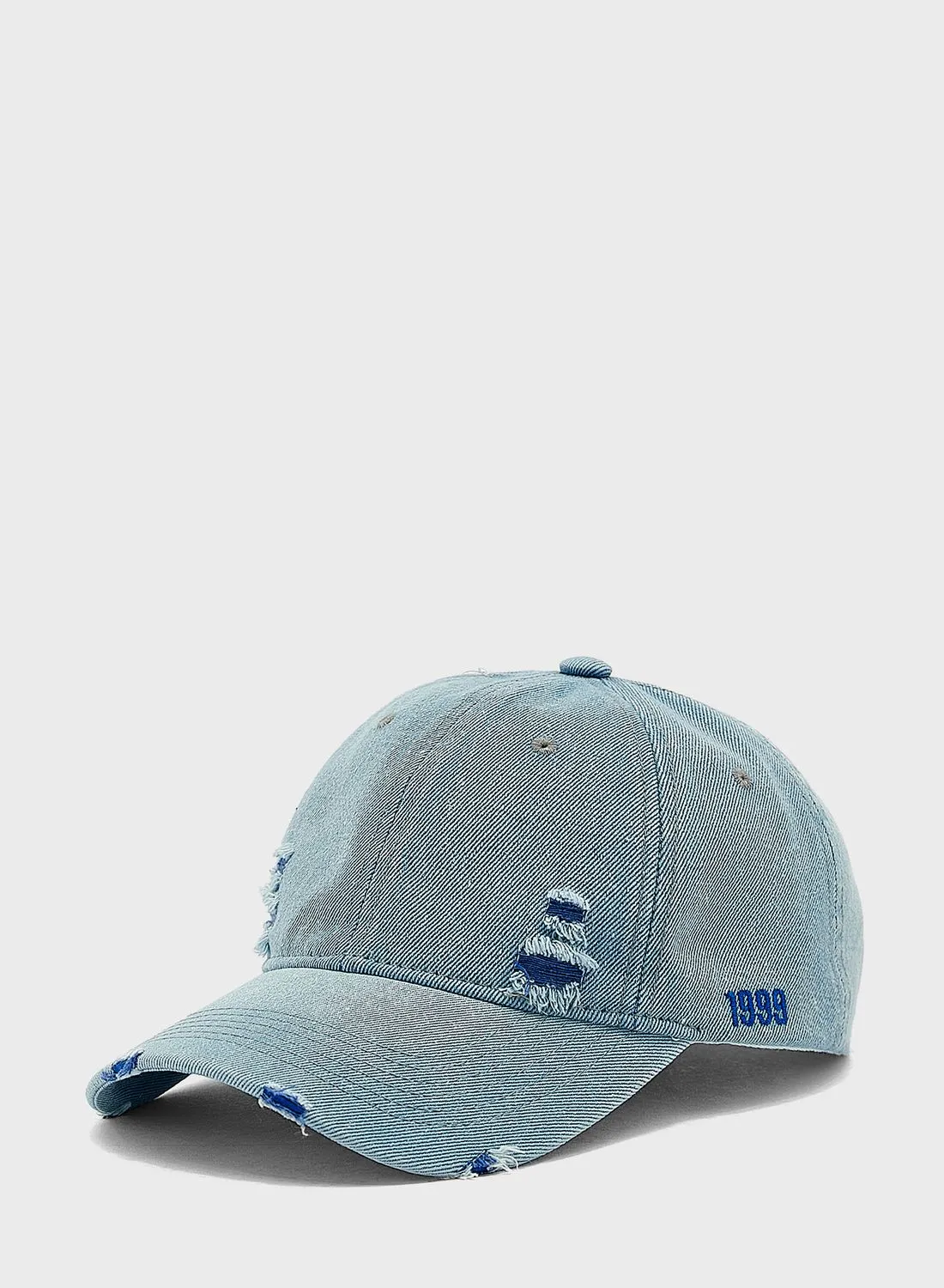 Seventy Five Distressed Curve Peak Cap