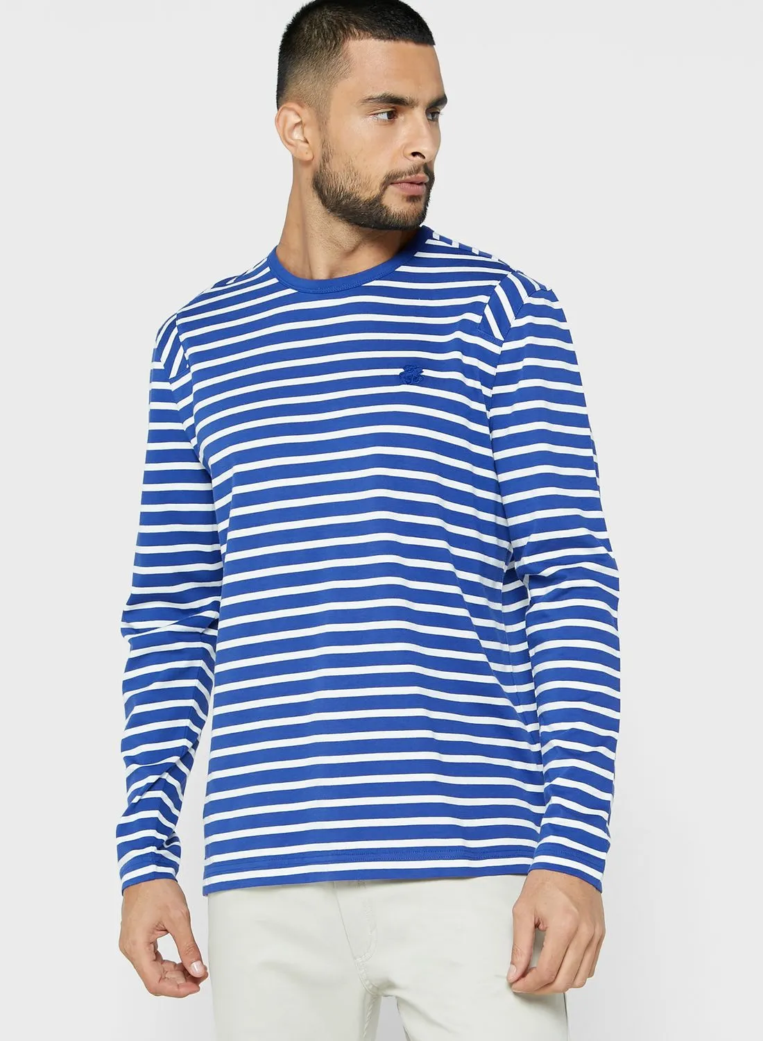 Ted Baker Striped Crew Neck T-Shirt