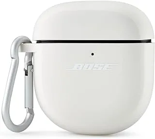 Bose Case Cover for QuietComfort Earbuds II, Protective Silicone Exterior, With Aluminium Carabiner for Convenient Carrying, Soapstone, Wireless
