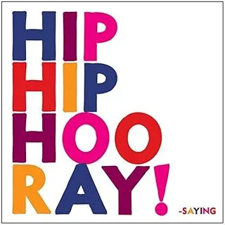 Quotable Hip Hip Hooray Greeting Card