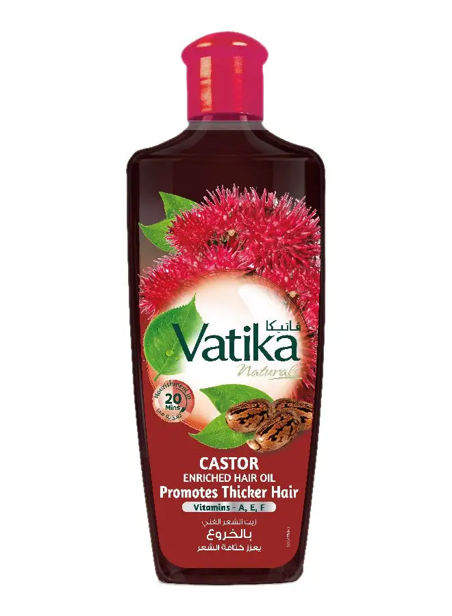 Dabur Castor Enriched Hair Oil For Thicker Hair 200ml